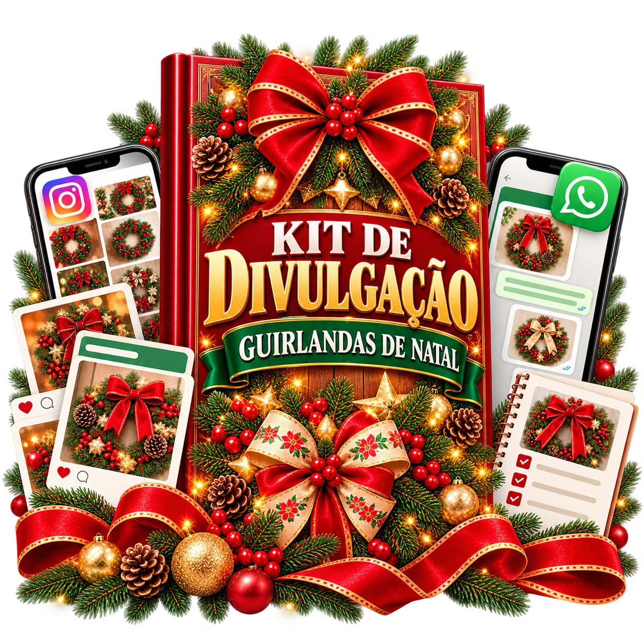 Mockup do bônus Kit de Divulgação